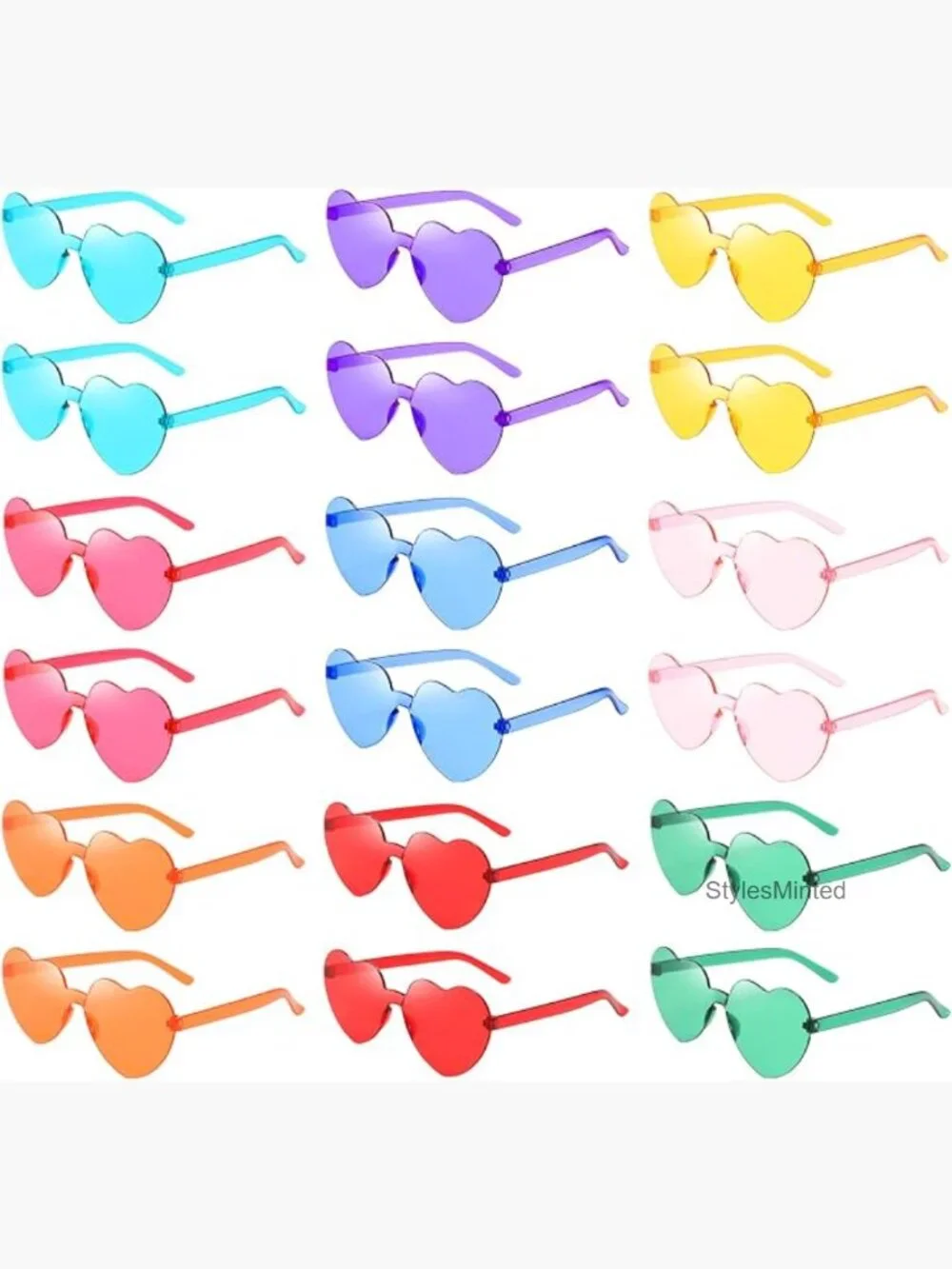 Kids Heart Sunglasses 18 Pack Party Eyewear Birthday Favors